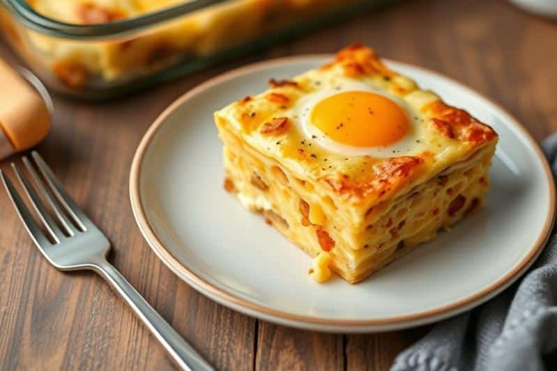 Easy Overnight Breakfast Casserole Recipe for Mom