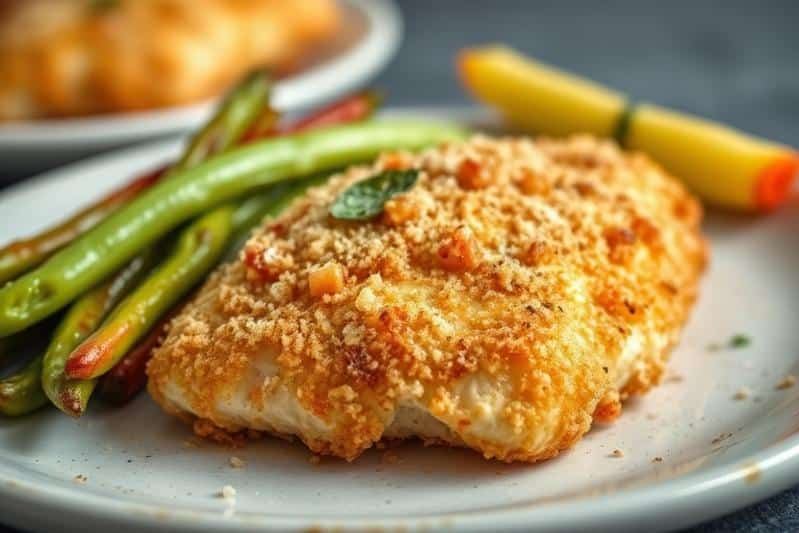 Healthy Longhorn Parmesan Crusted Chicken