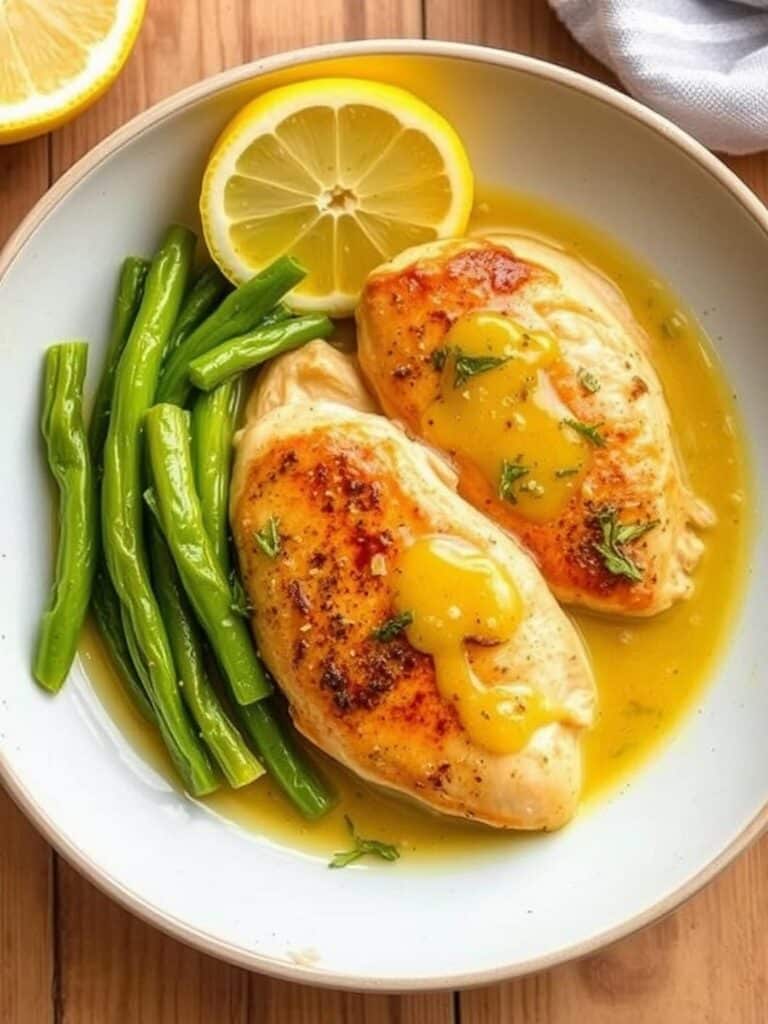 Healthy Lemon Chicken With Butter Sauce