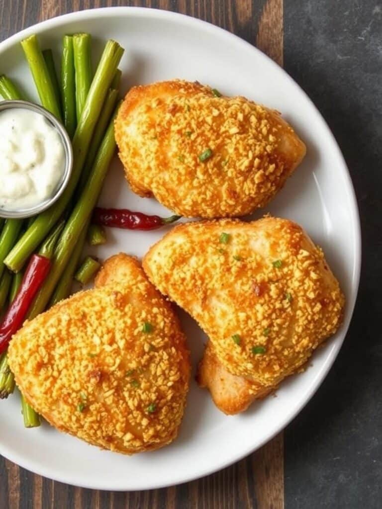 Healthy Longhorn Parmesan Crusted Chicken